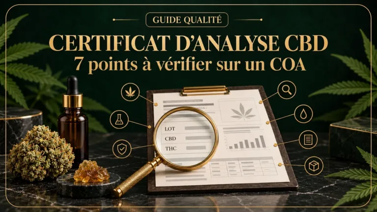 certificat analyse cbd 7 points a verifier