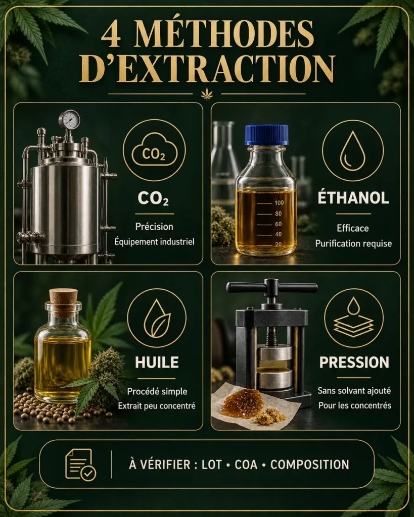 explications extraction de cbd