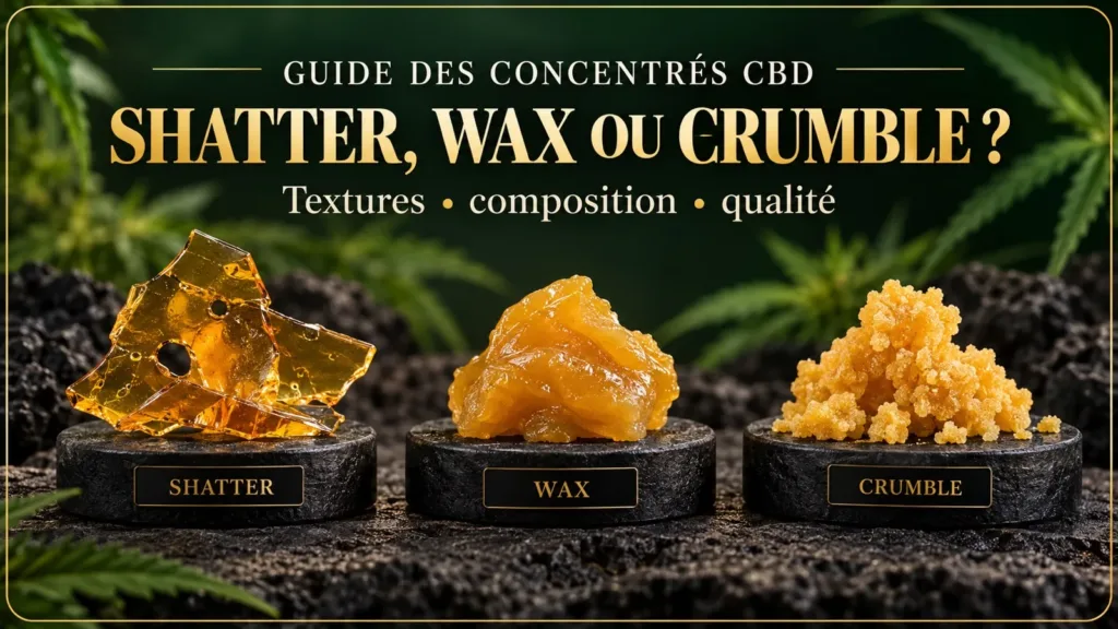 shatter wax ou crumble